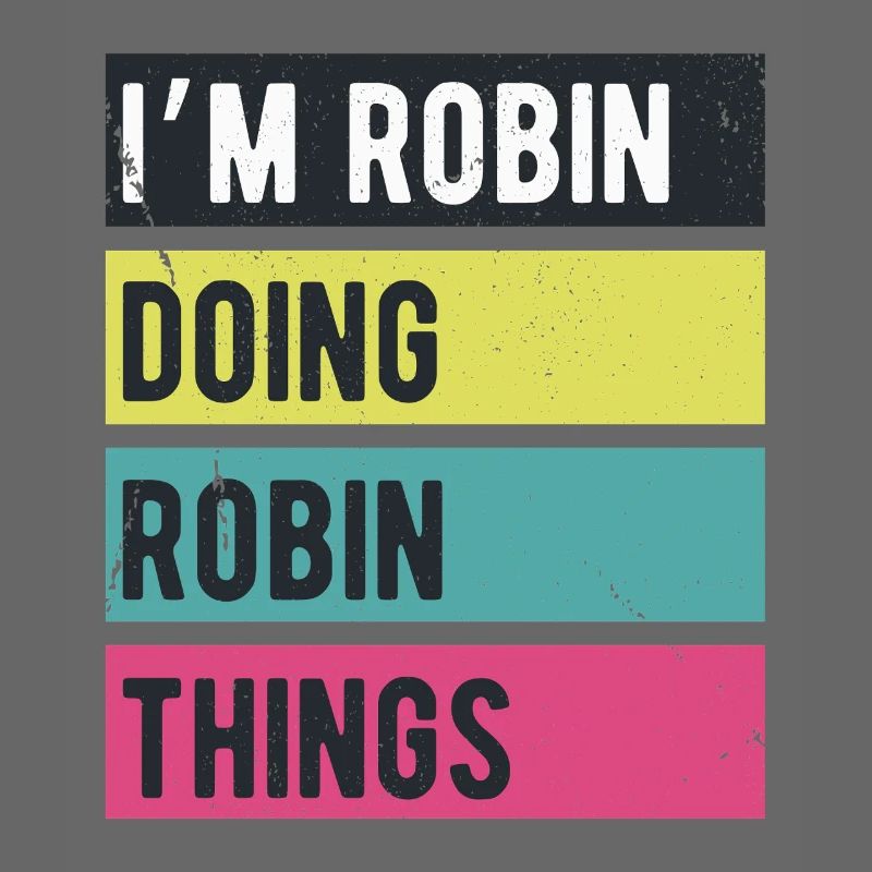 Ich bin Robin und mache Robin-Dinge in Retro-Farben