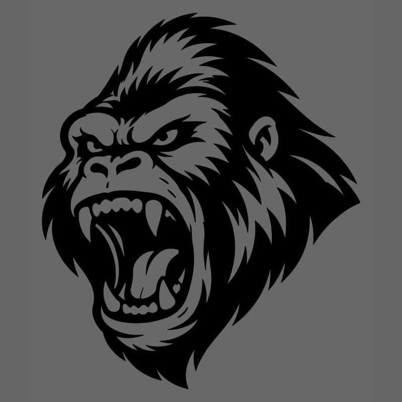 Gorilla Aggressiv