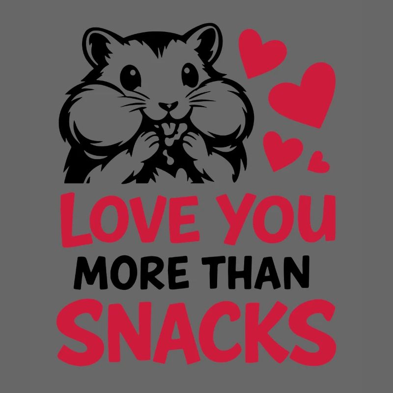 Je t’aime plus que des snacks - Saint-Valentin