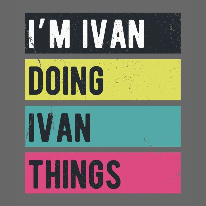 Ich bin Ivan und mache Ivan Things Retro-Farben