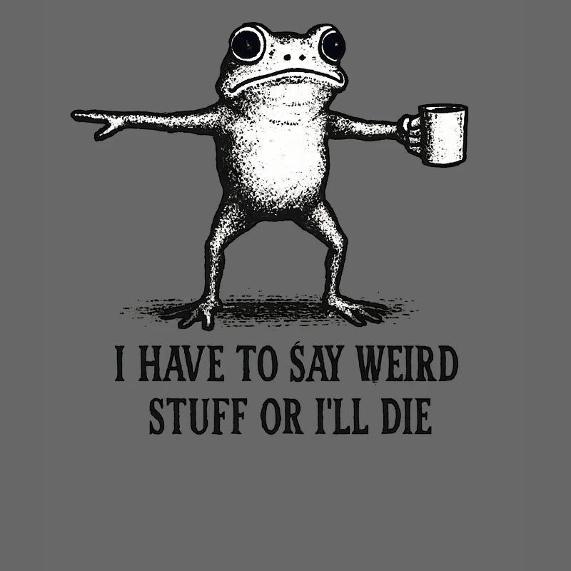 Frosch Spruch Meme Humor Lustig Geschenkidee