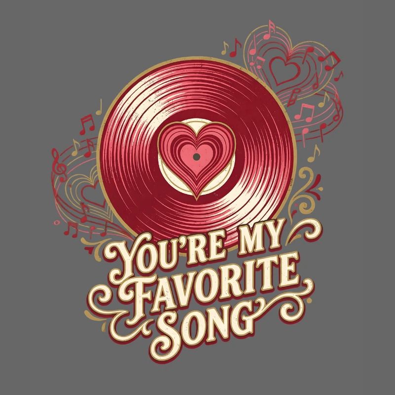 Tu es ma chanson préférée disque vinyle Valentine