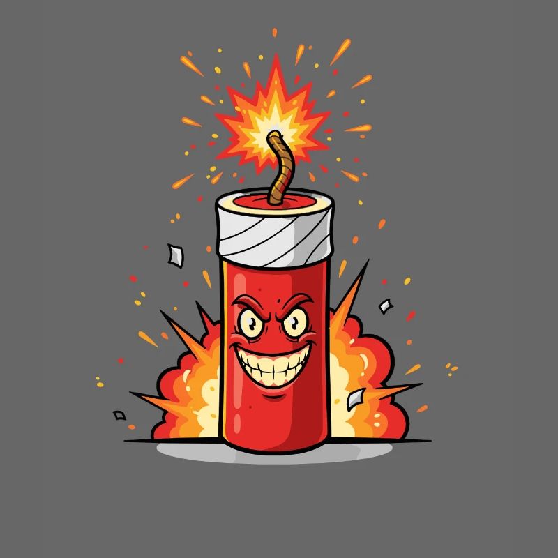 Angry Firecracker Comic