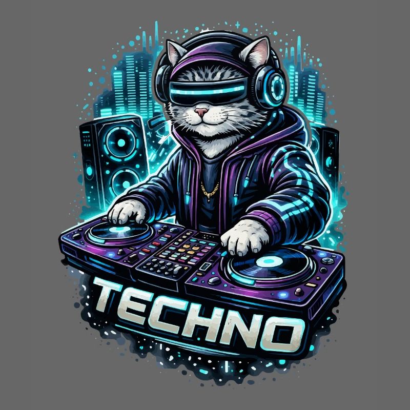 Techno-Kater am DJ-Pult
