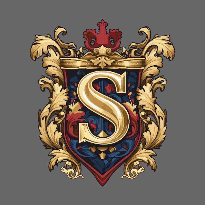 S Buchstabe Name Krone