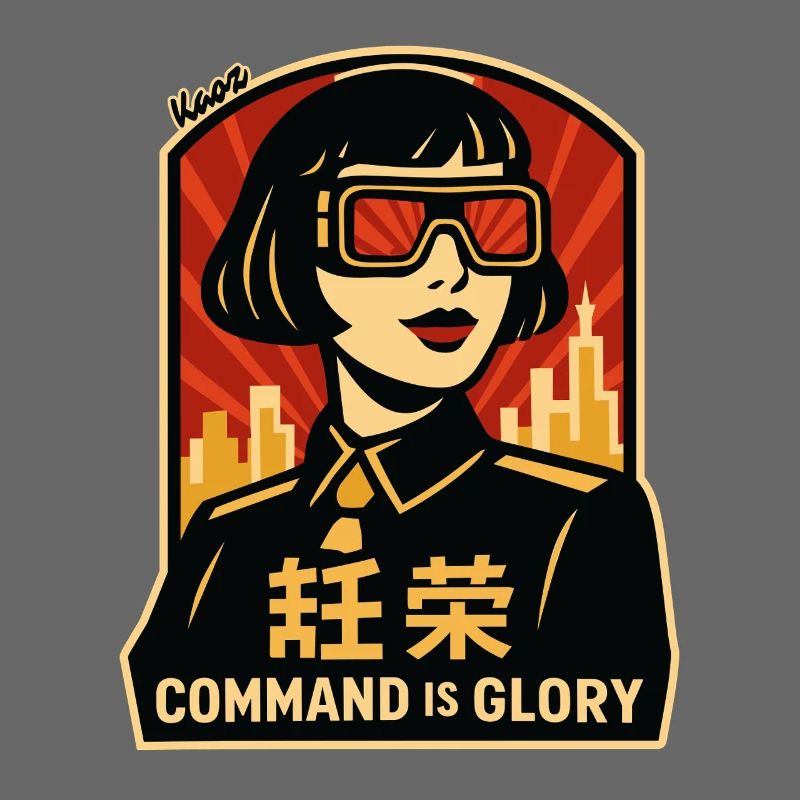 Affiche rétro de Command Is Glory