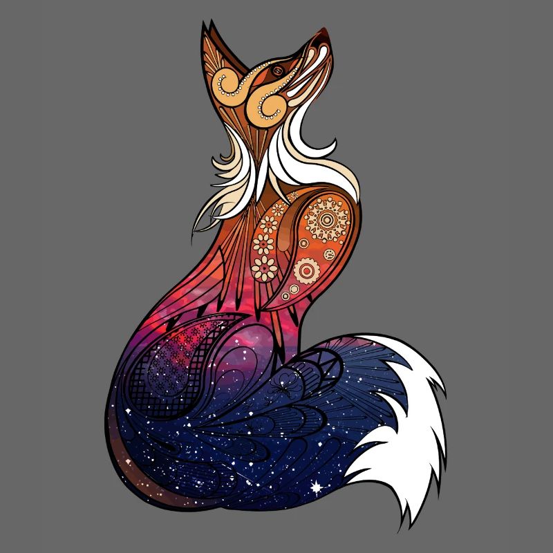 Kosmischer Mandala-Fuchs