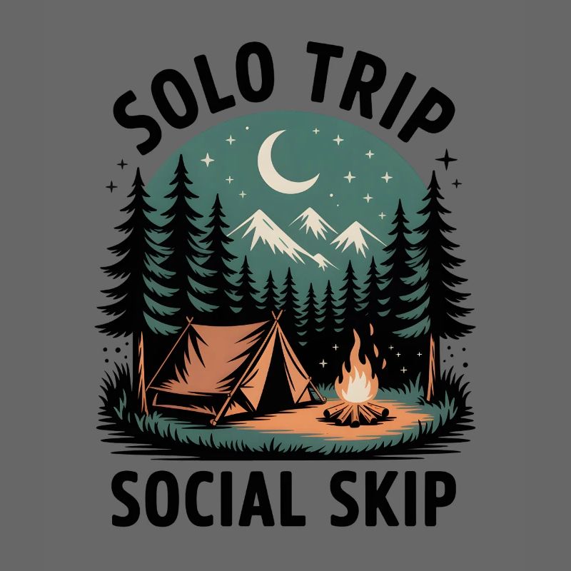 Solo statt Smalltalk | Camping Introvertiert