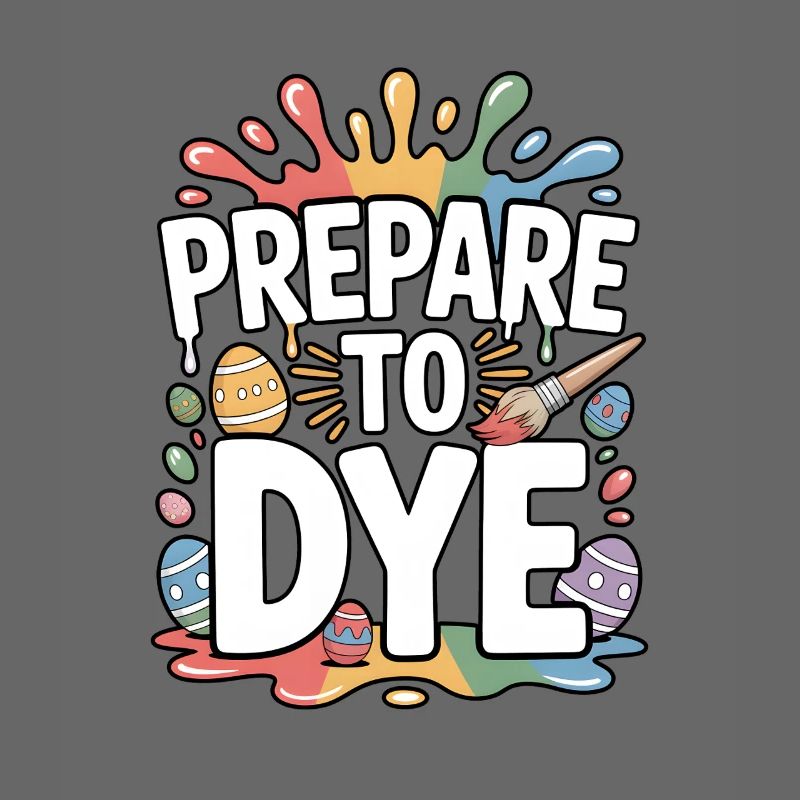 Prepare To Dye Funny Easter Saying