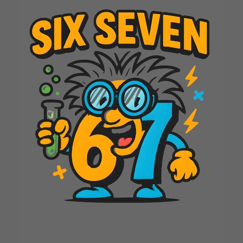 Six Seven 67 Science Humor Nerd Gift Idea