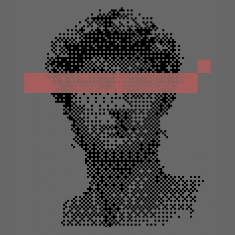 Digital David Michelangelo Pixel-Design