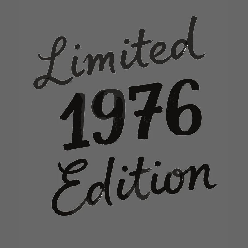 Édition Script Anniversaire Vintage 1976