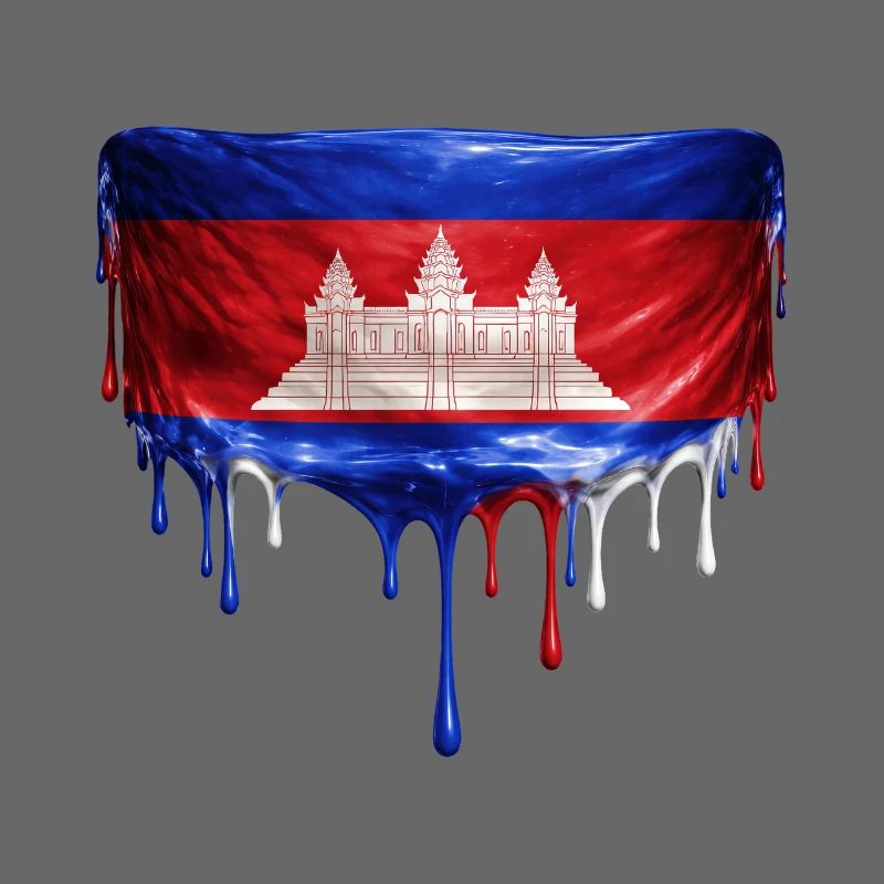 Drapeau de largage d’Angkor Wat