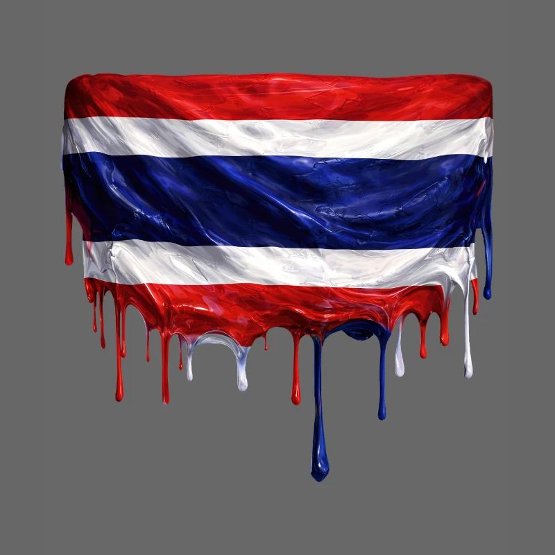 Dripping Taiwan Flag