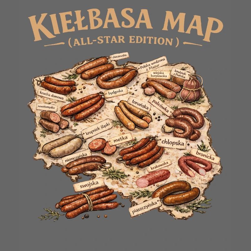Kielbasa Map All Star Edition