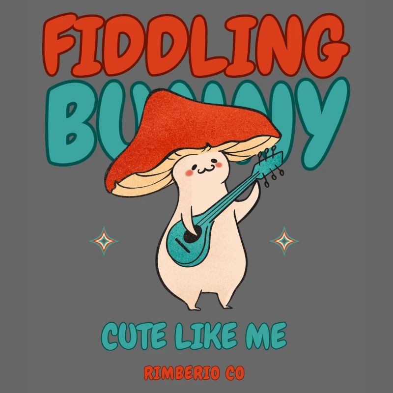 Fiddling Magic Mushroom Rabbit