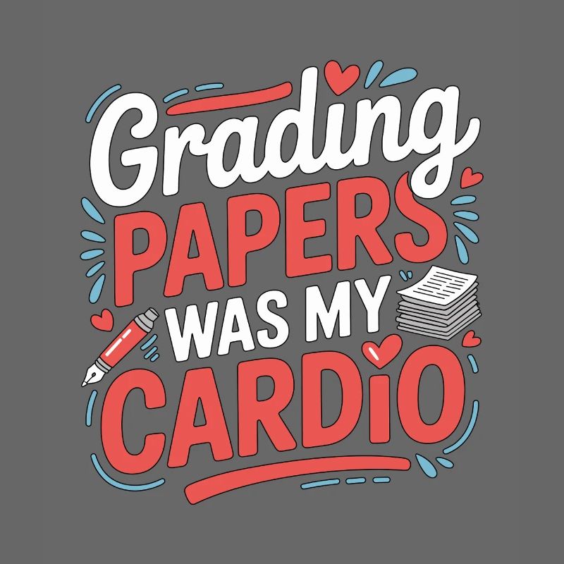 Retired Teacher Grading Papers Was My Instructor