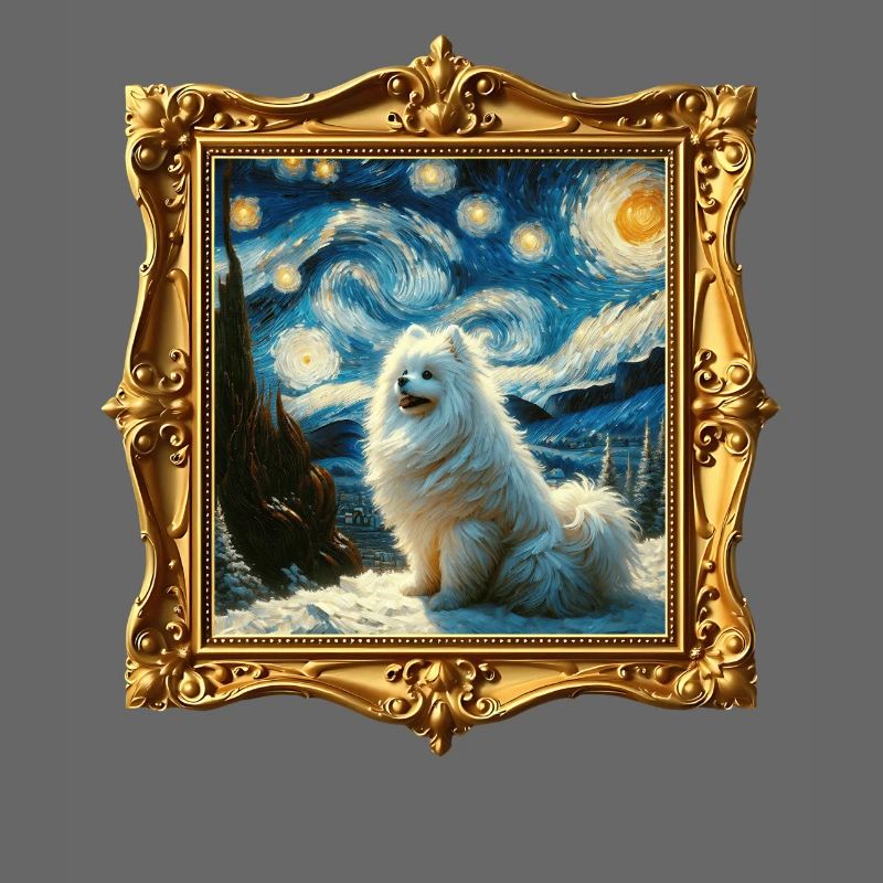 Spitz Zwergspitz Starry Night