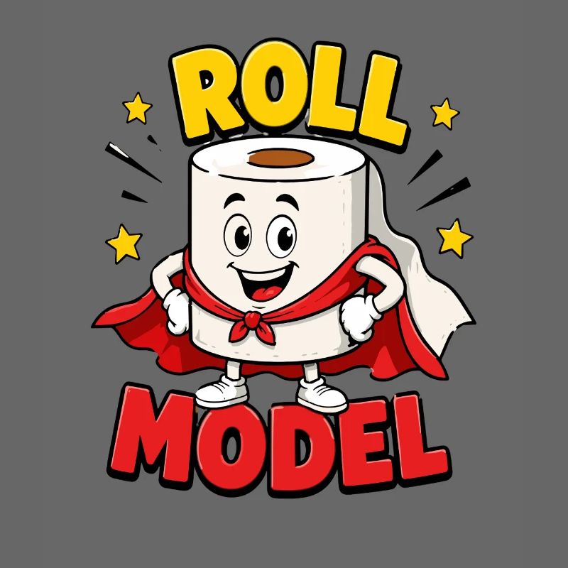  Roll Model Lustiger Toilettenpapier Superheld