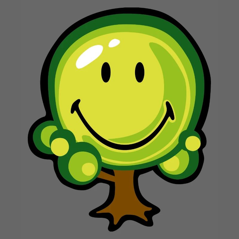 Smiley Oak Tree