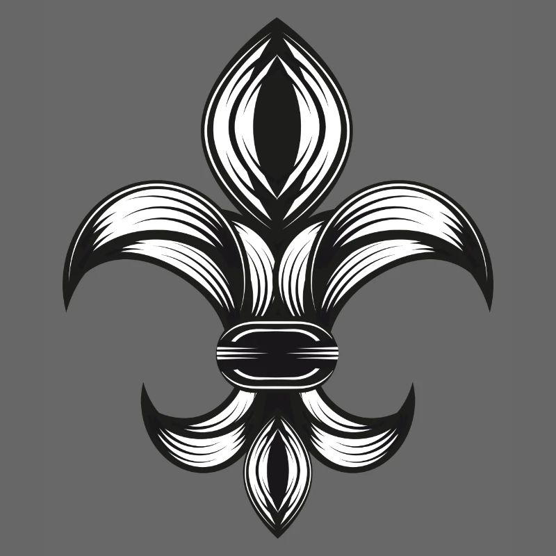 iris stylisé - Fleur-de-Lys
