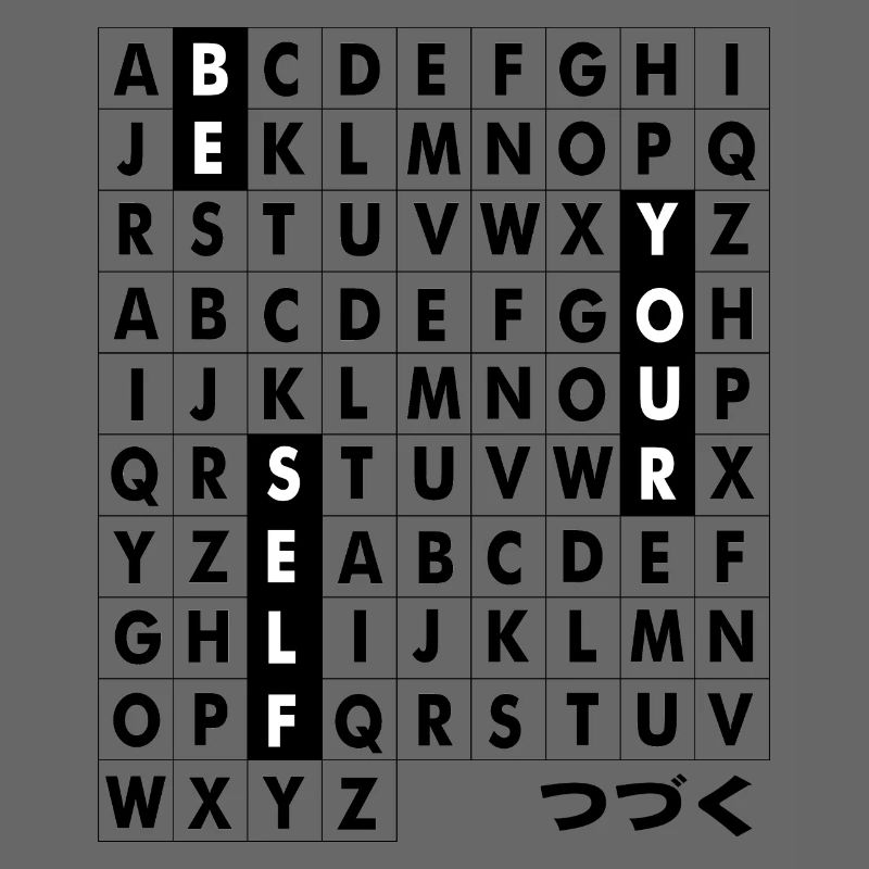 be your self