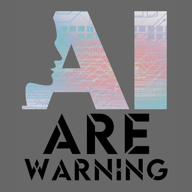 AI alert Caution artificial intelligence