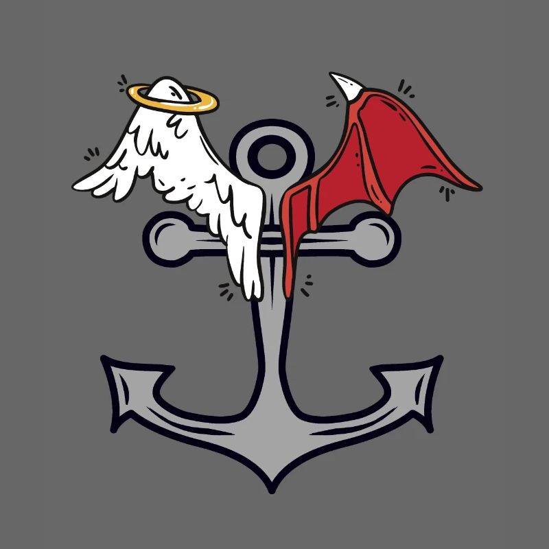 anchor seafaring heavenly devilish maritime