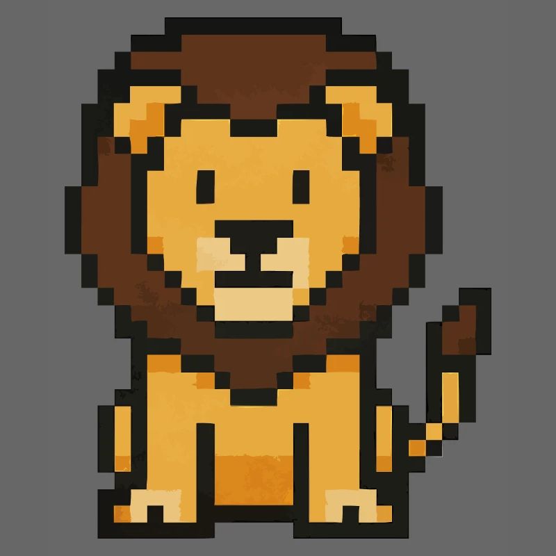 Löwe Pixel