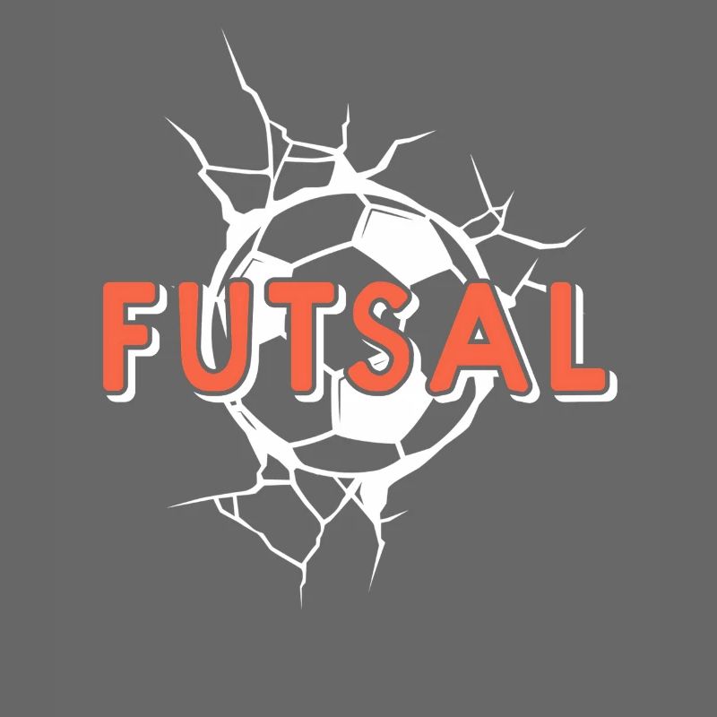 Futsal Cracked Ball Bold Statement Athlete Gear