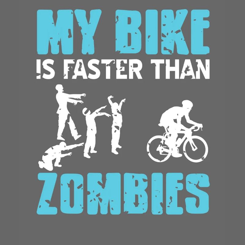 Mon vélo est plus rapide que celui de Zombies Funny Rider