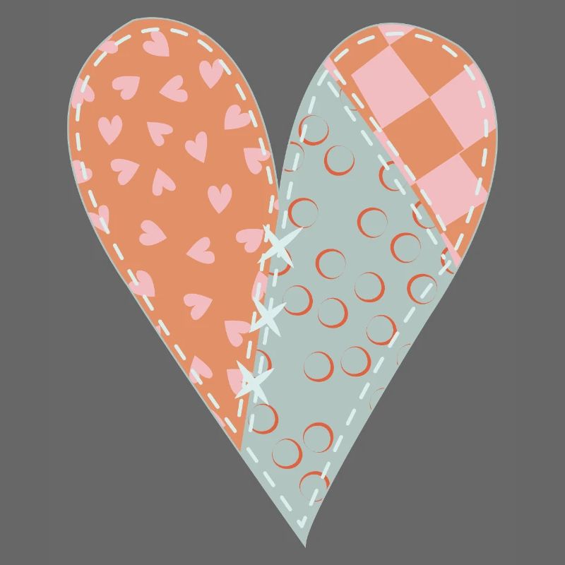 Patchwork Herz Nr. 8