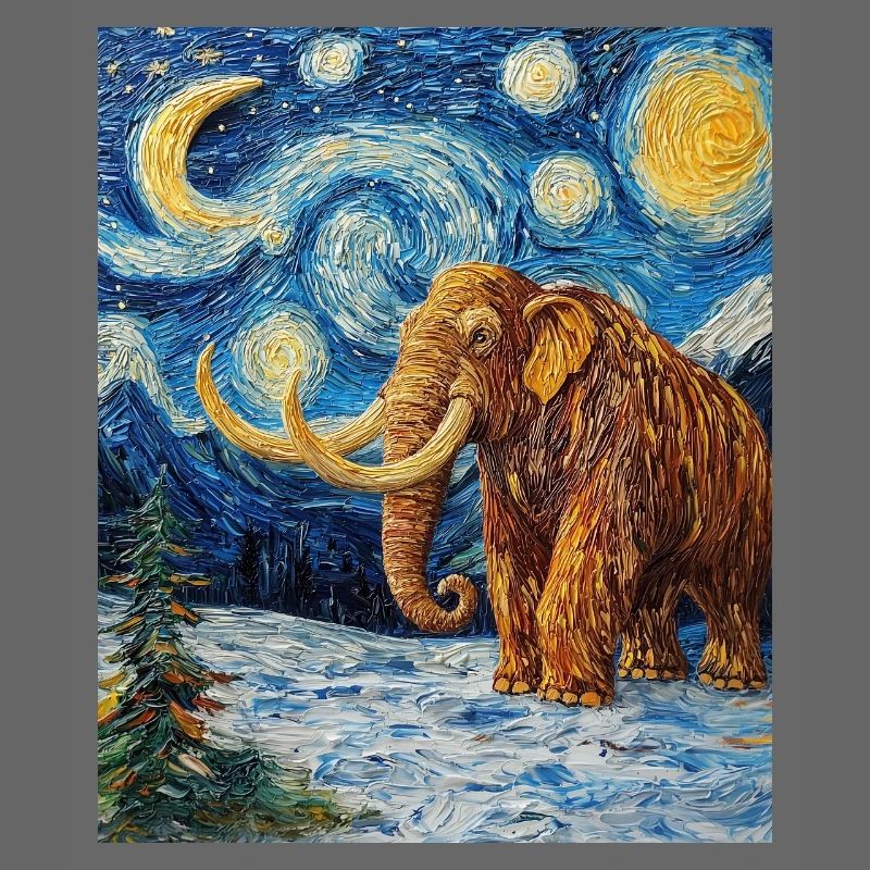 Mammoth Van Gogh Starry Night