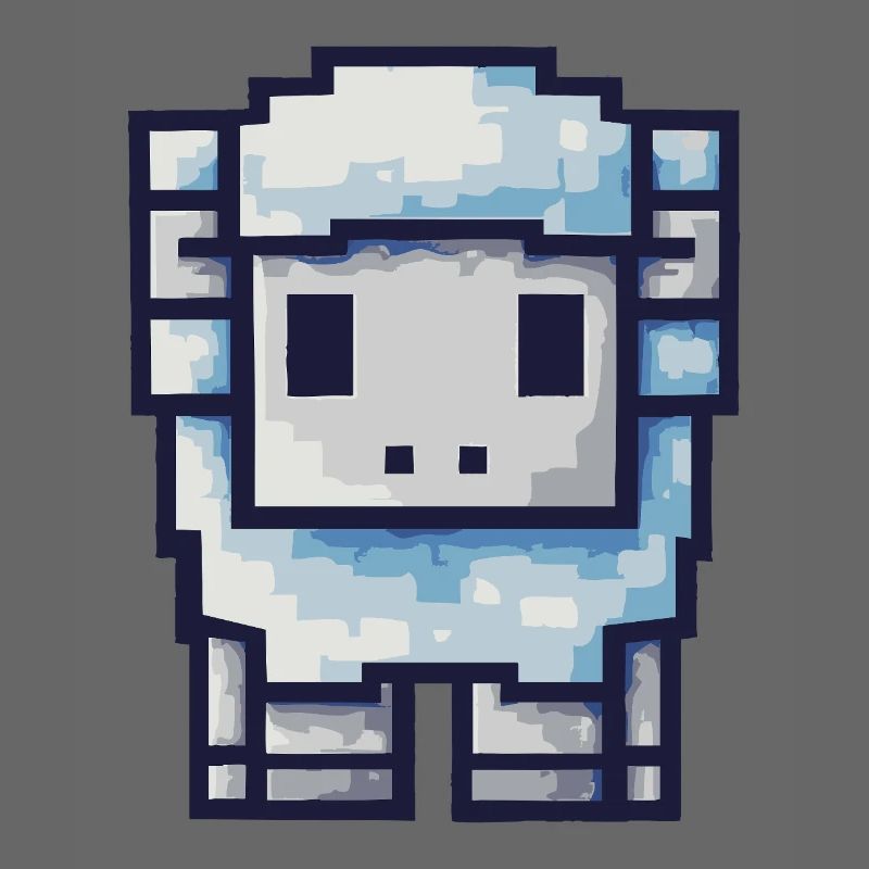 Pixel Sheep – Cute Retro Design
