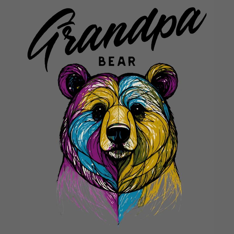 Rainbow Bear Split Opa Bär