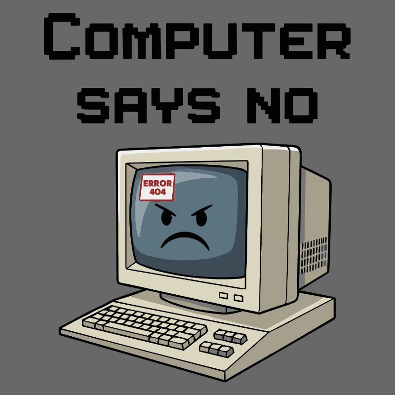 Retro Computer 404 Fehler