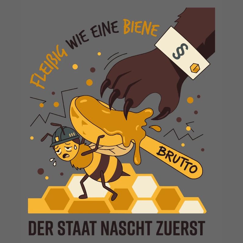 Industrious as a bee The state nibbles first