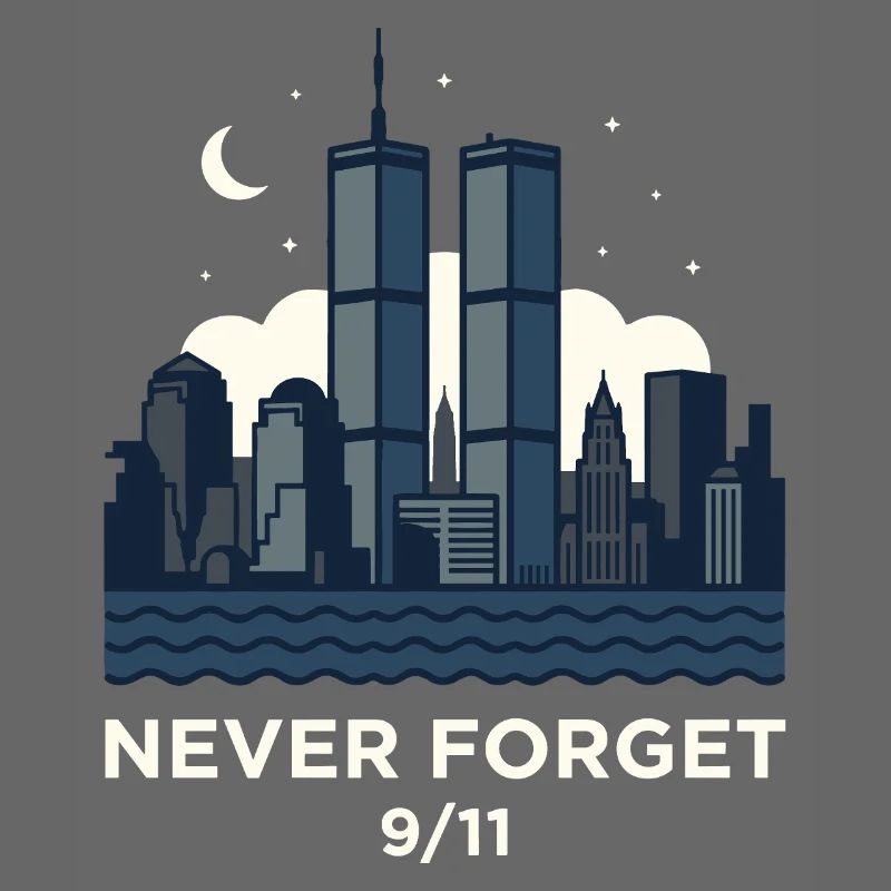 Never Forget 9/11 Skyline Night