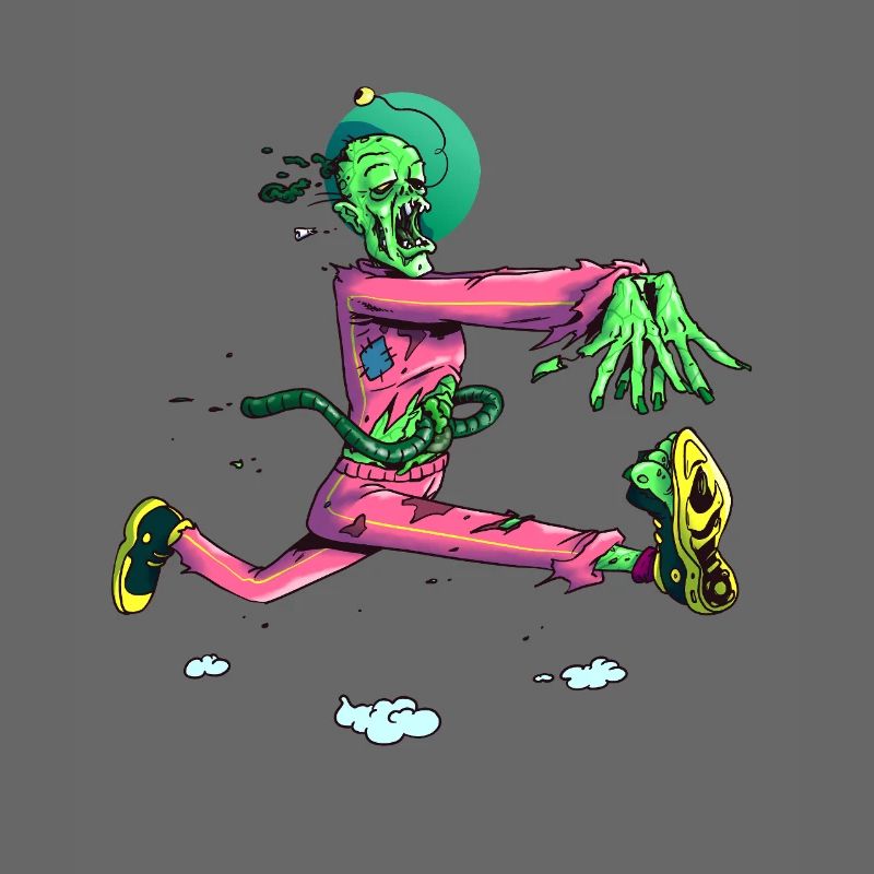 Zombie Runner Neon Pop