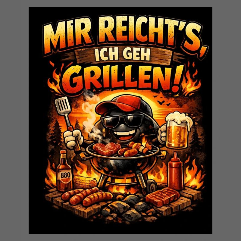 I've had enough, I'm going to have a barbecue