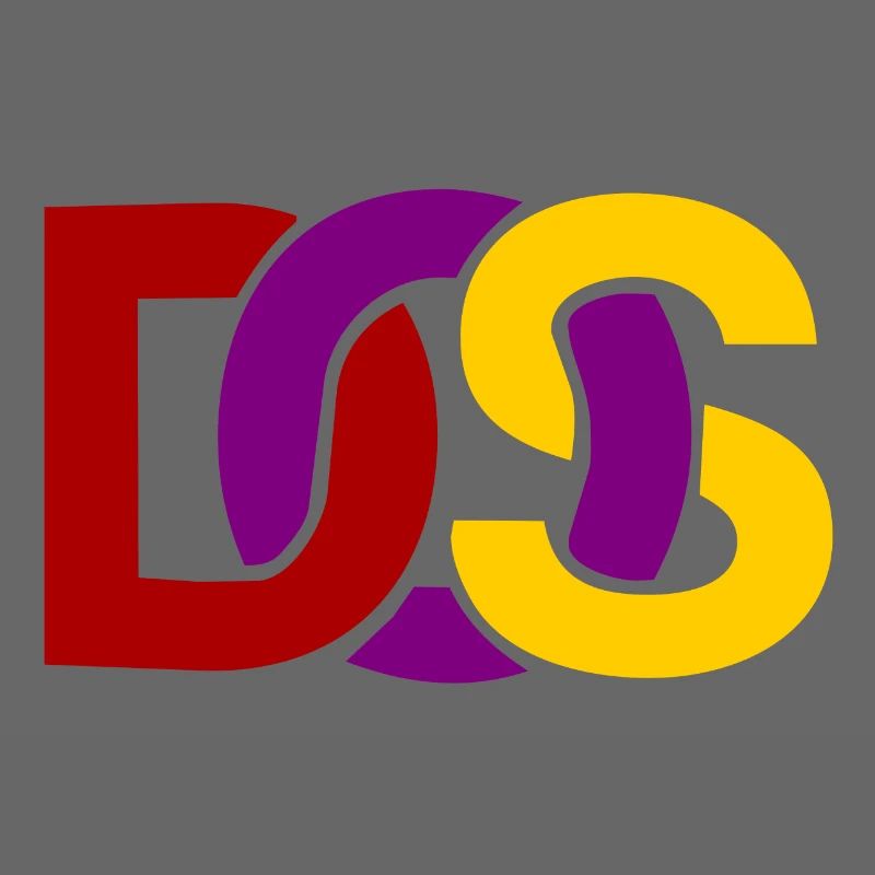 Retro MS DOS Logo