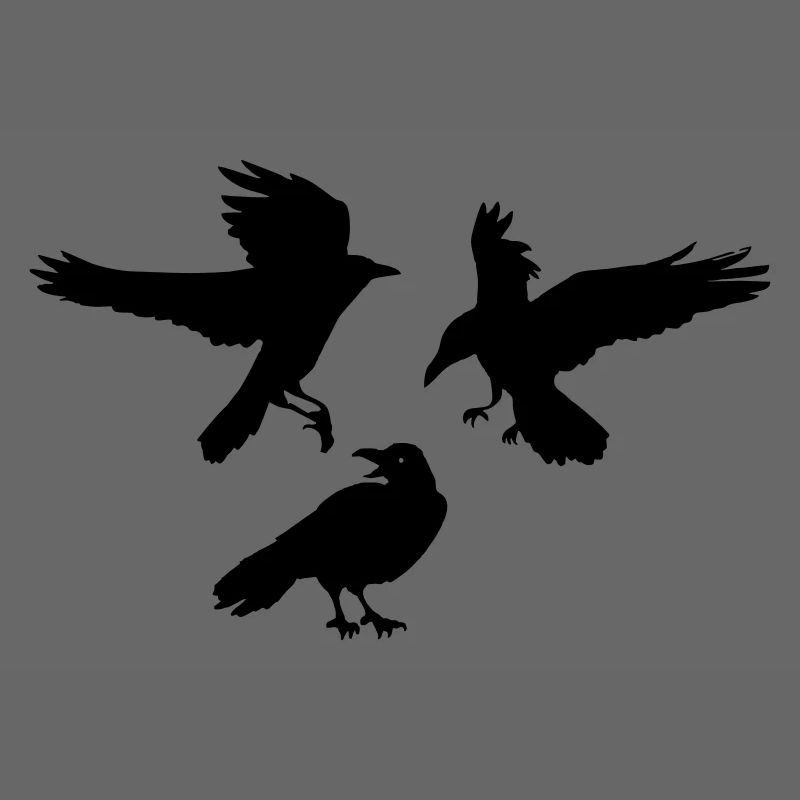 Trois corbeaux