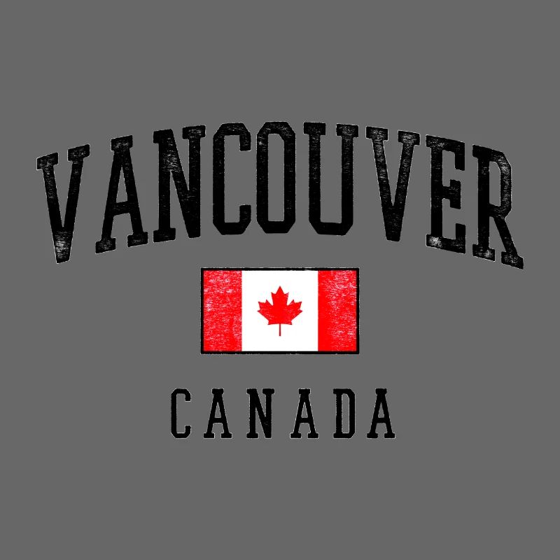 Vancouver, drapeau canadien