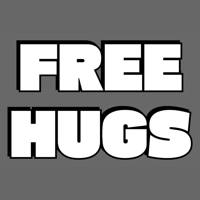 Free Hugs Bold Typography