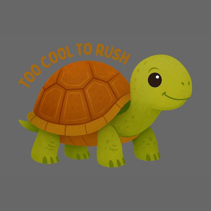 Too Cool To Rush Turtle