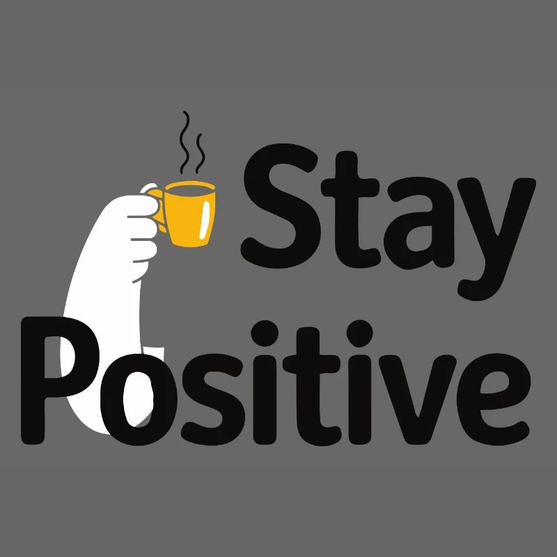Stay Positive Kaffeetasse
