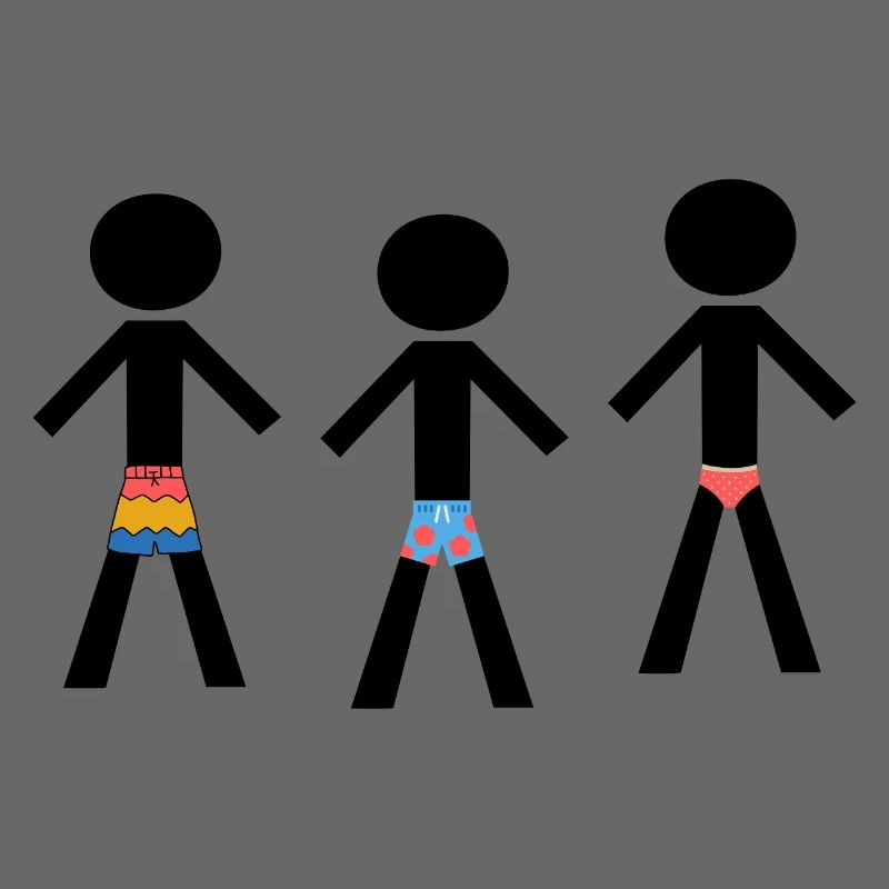 Beach Ready - Three well-dressed men