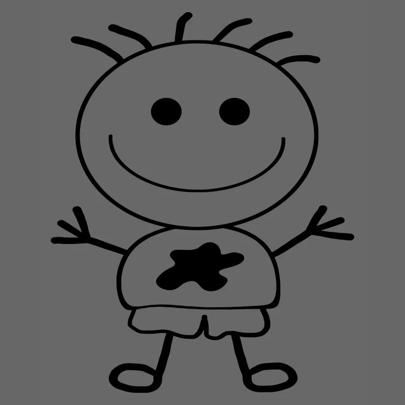 Strichmännchen-Junge