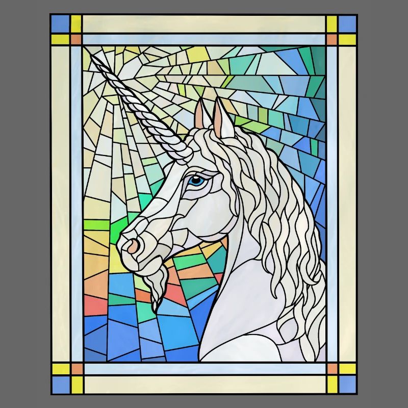 Einhorn in Glas