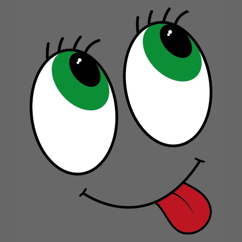 Comic-style eyes